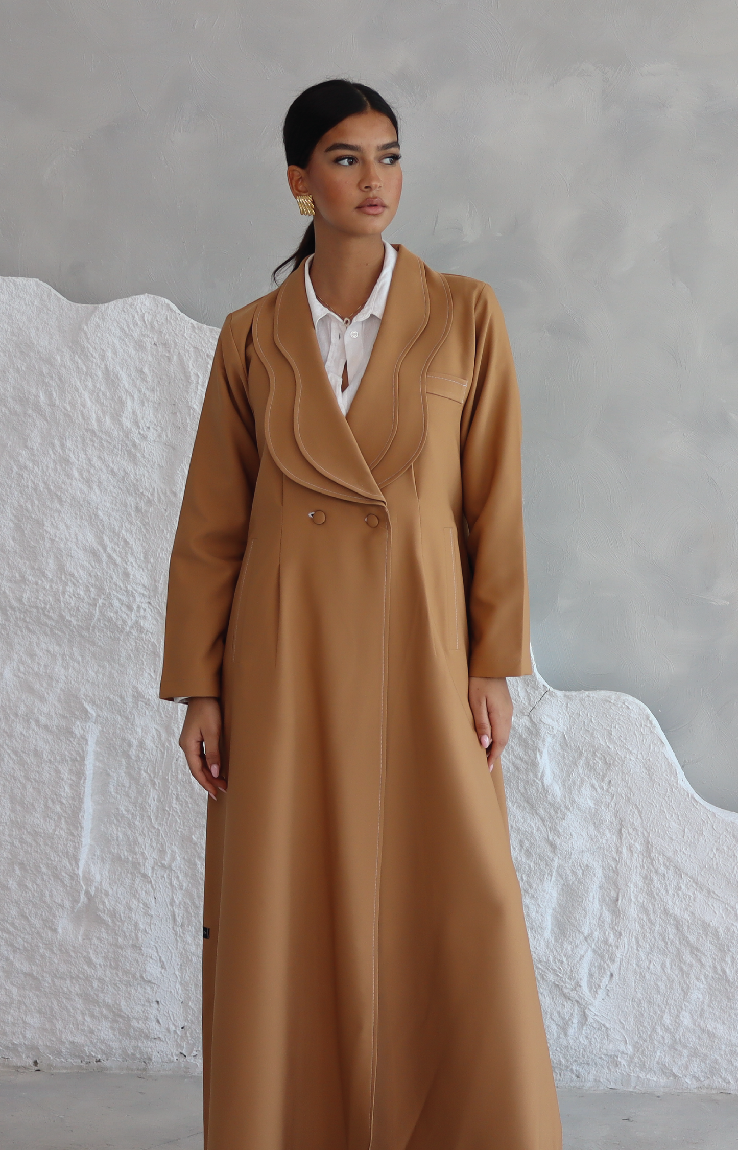 Abaya with Buttons