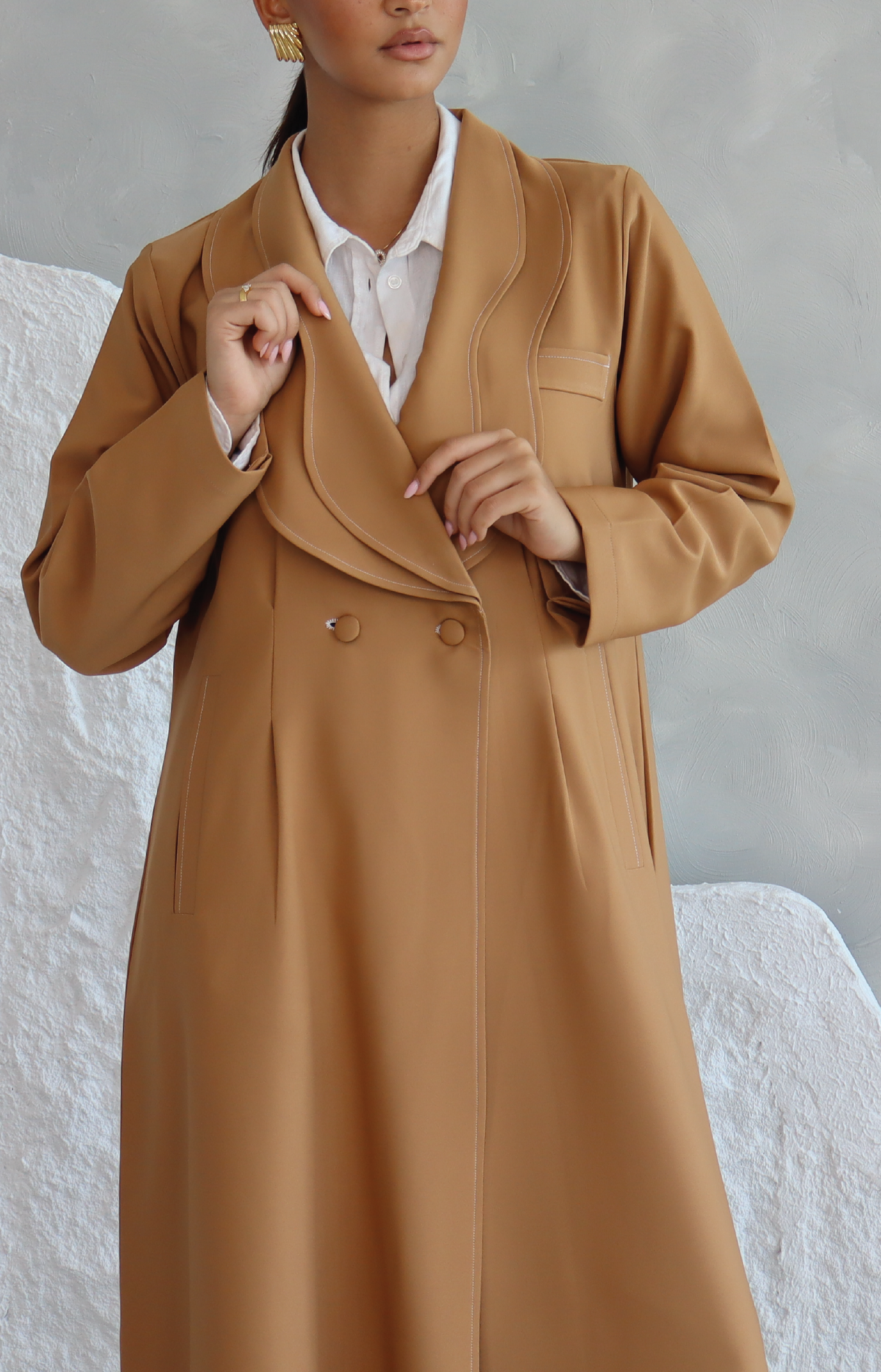 Abaya with Buttons