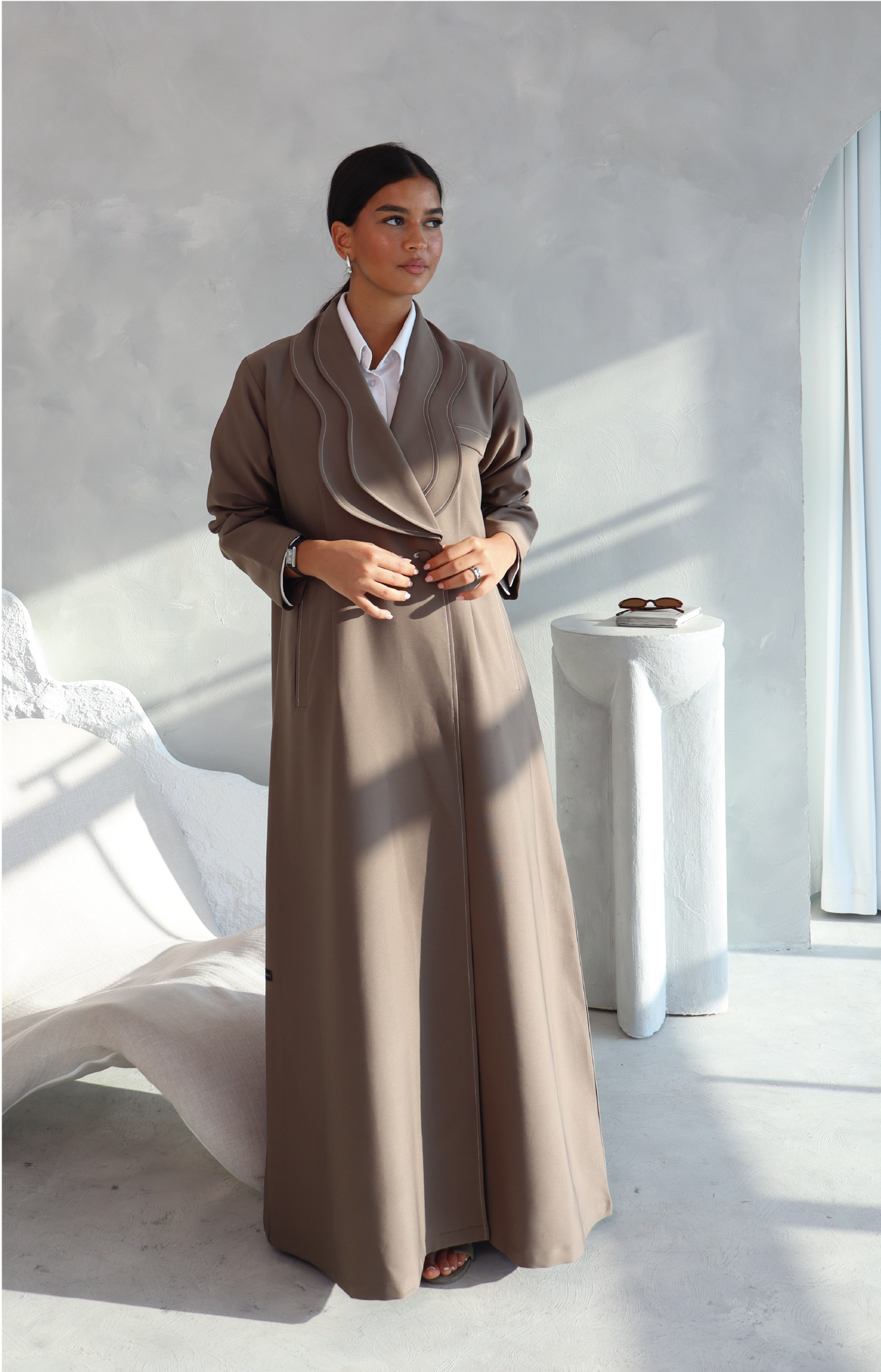 Abaya with Buttons