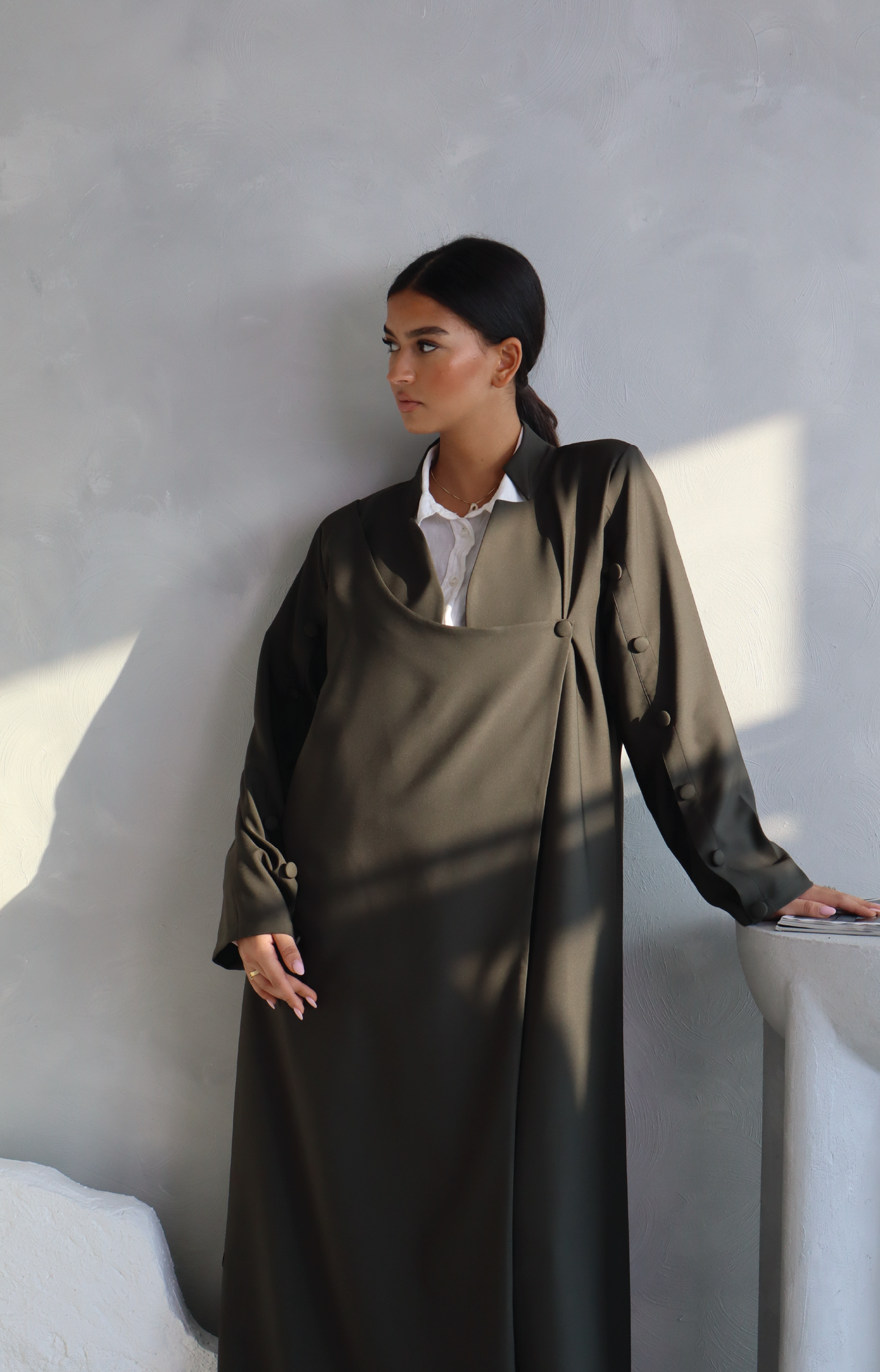 Green Aura Abaya