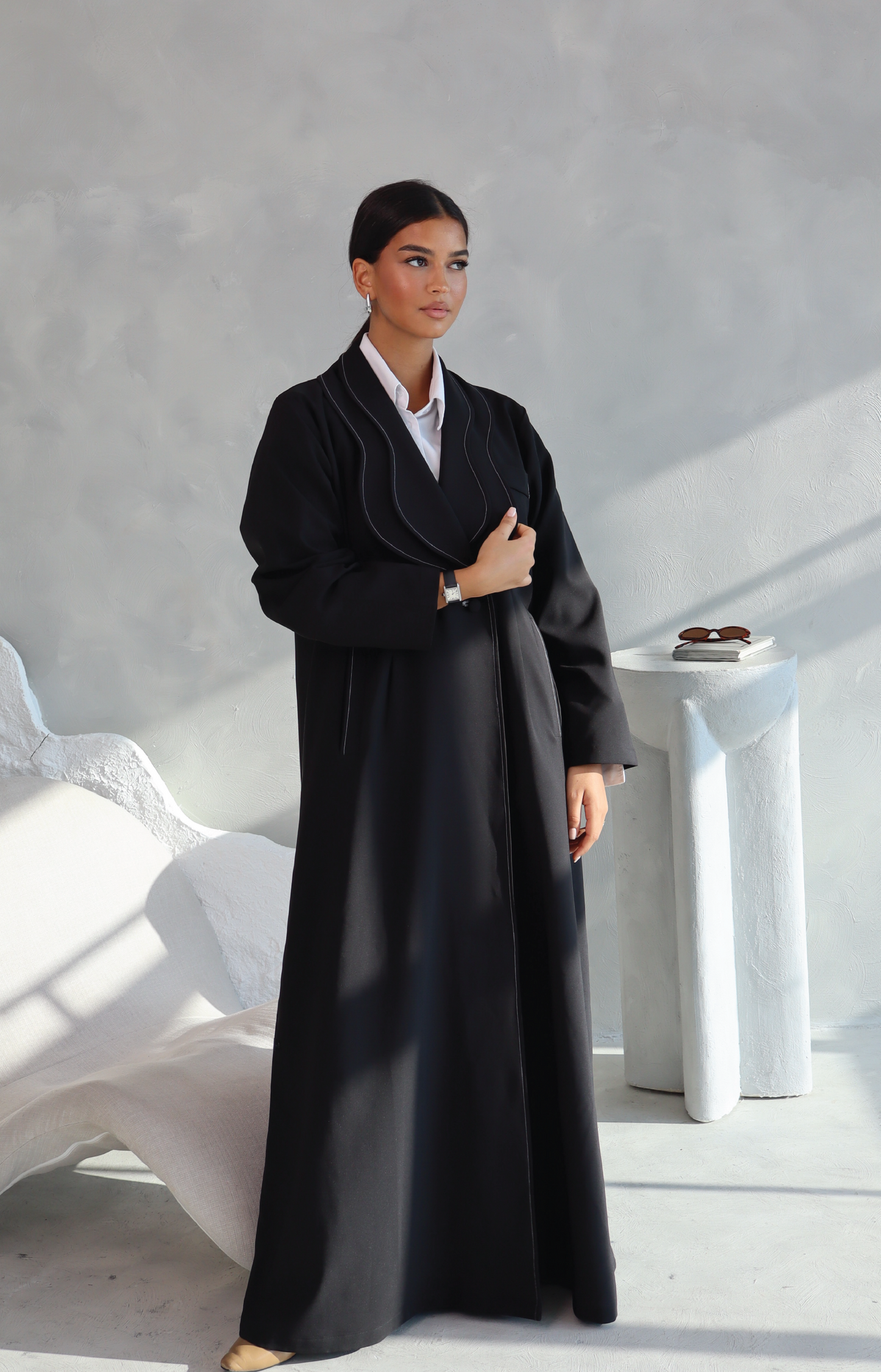 Abaya with Buttons