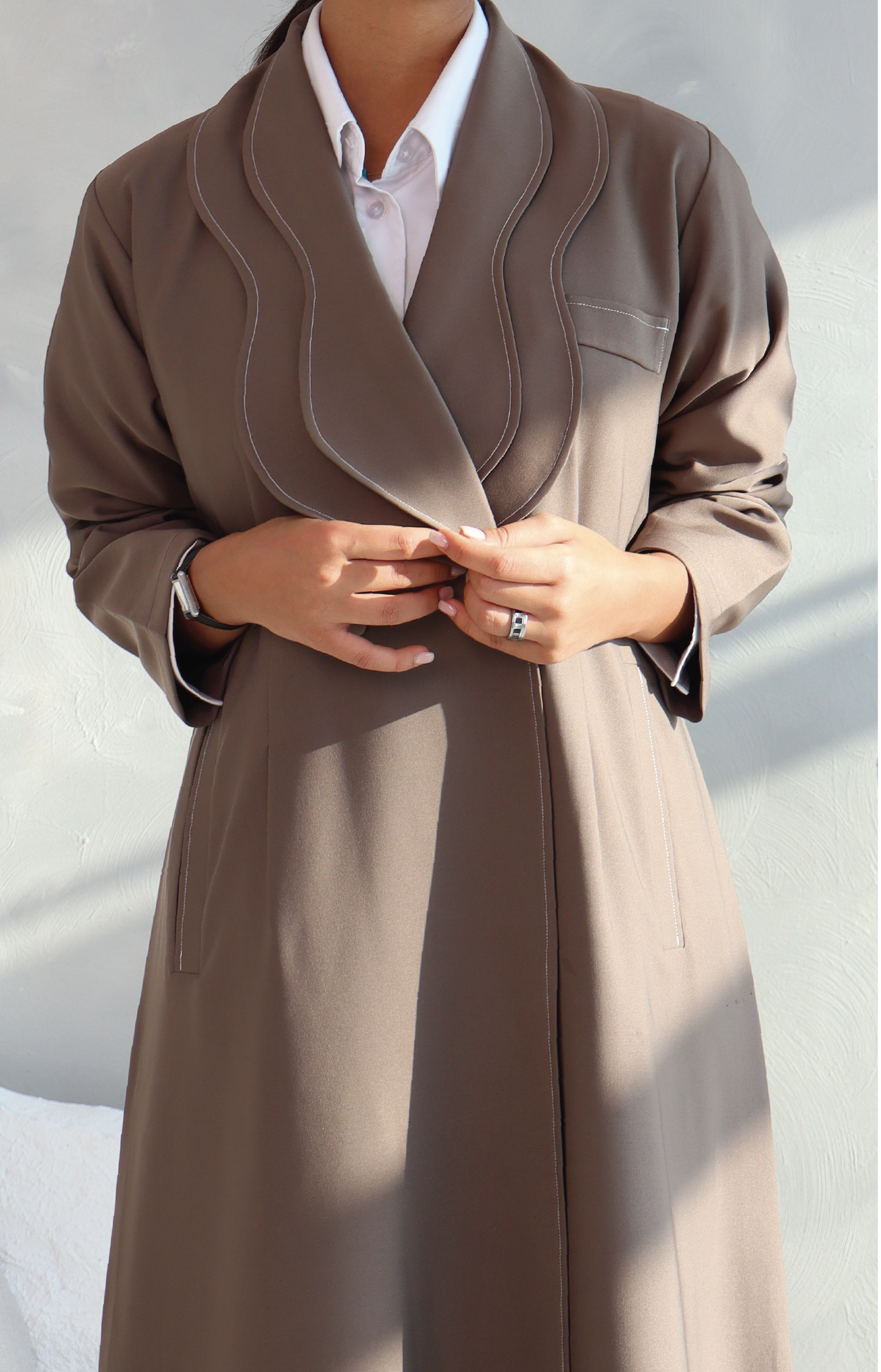 Abaya with Buttons