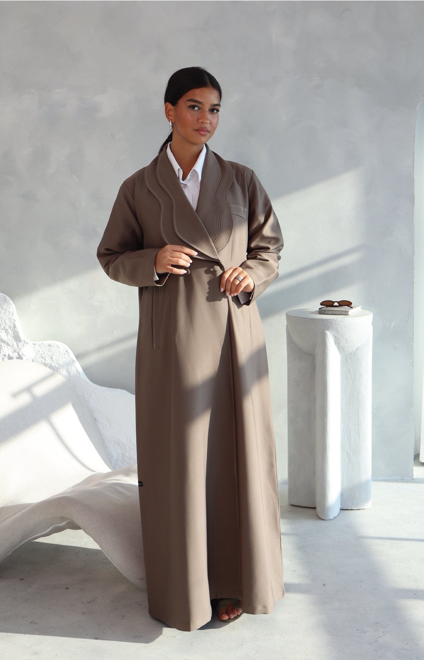 Abaya with Buttons