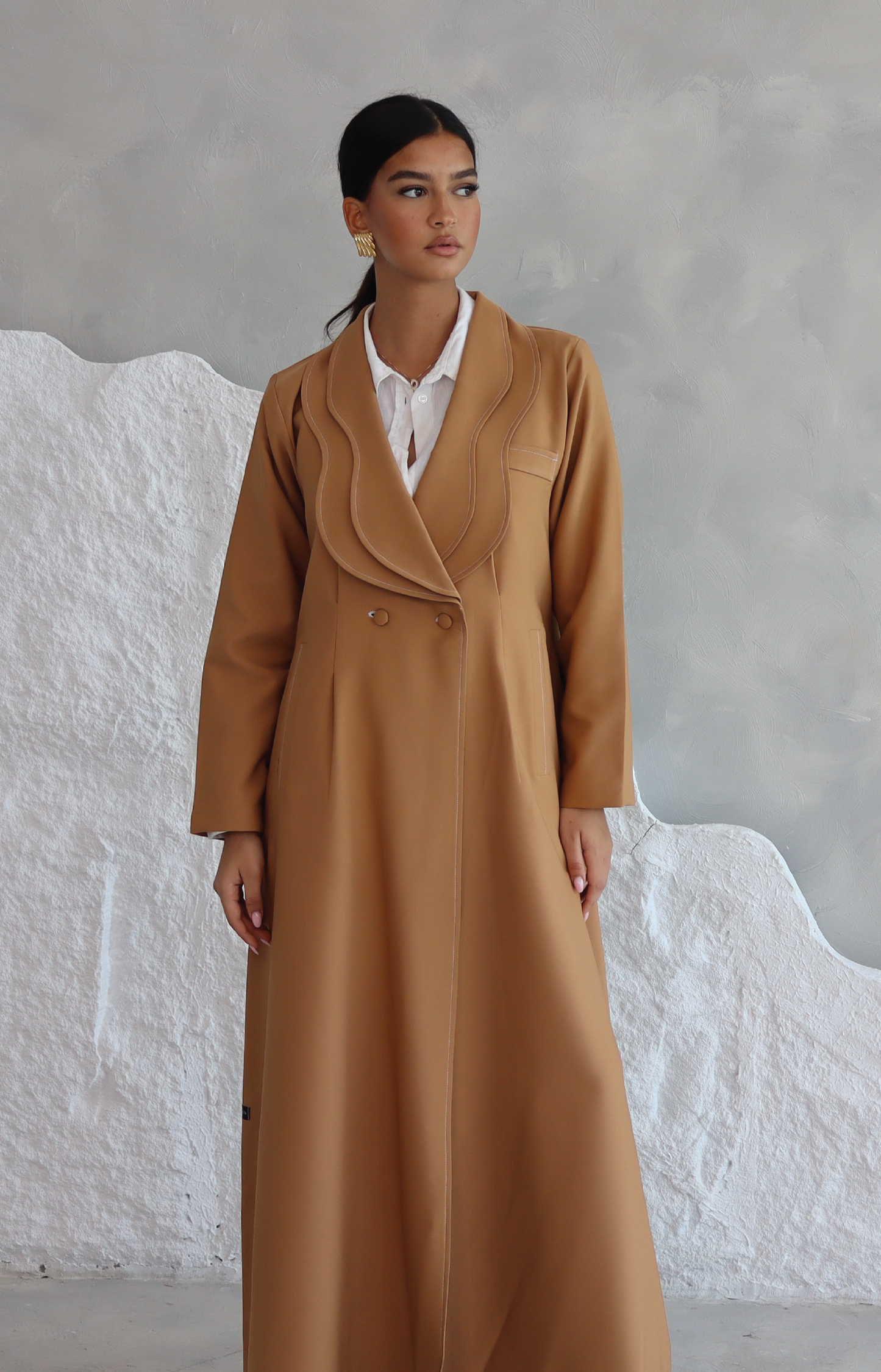 Autumn 'Abaya with Buttons