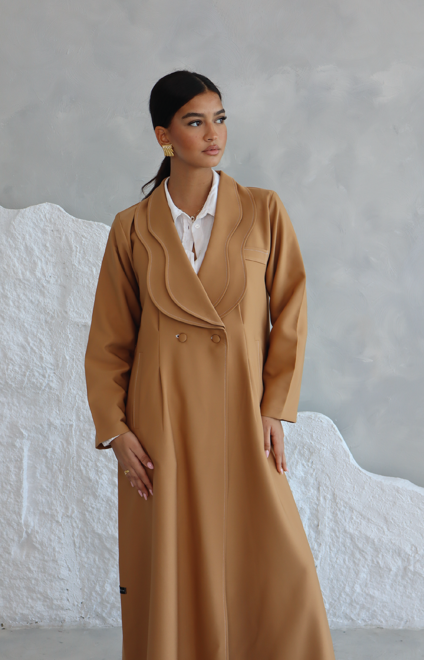 Autumn 'Abaya with Buttons