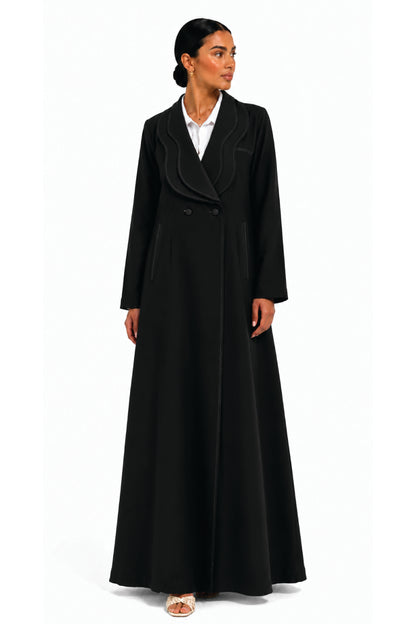 Abaya with Buttons