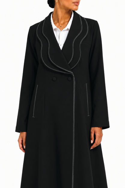 Abaya with Buttons