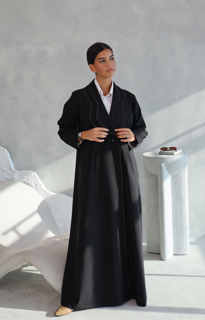 Autumn 'Abaya with Buttons