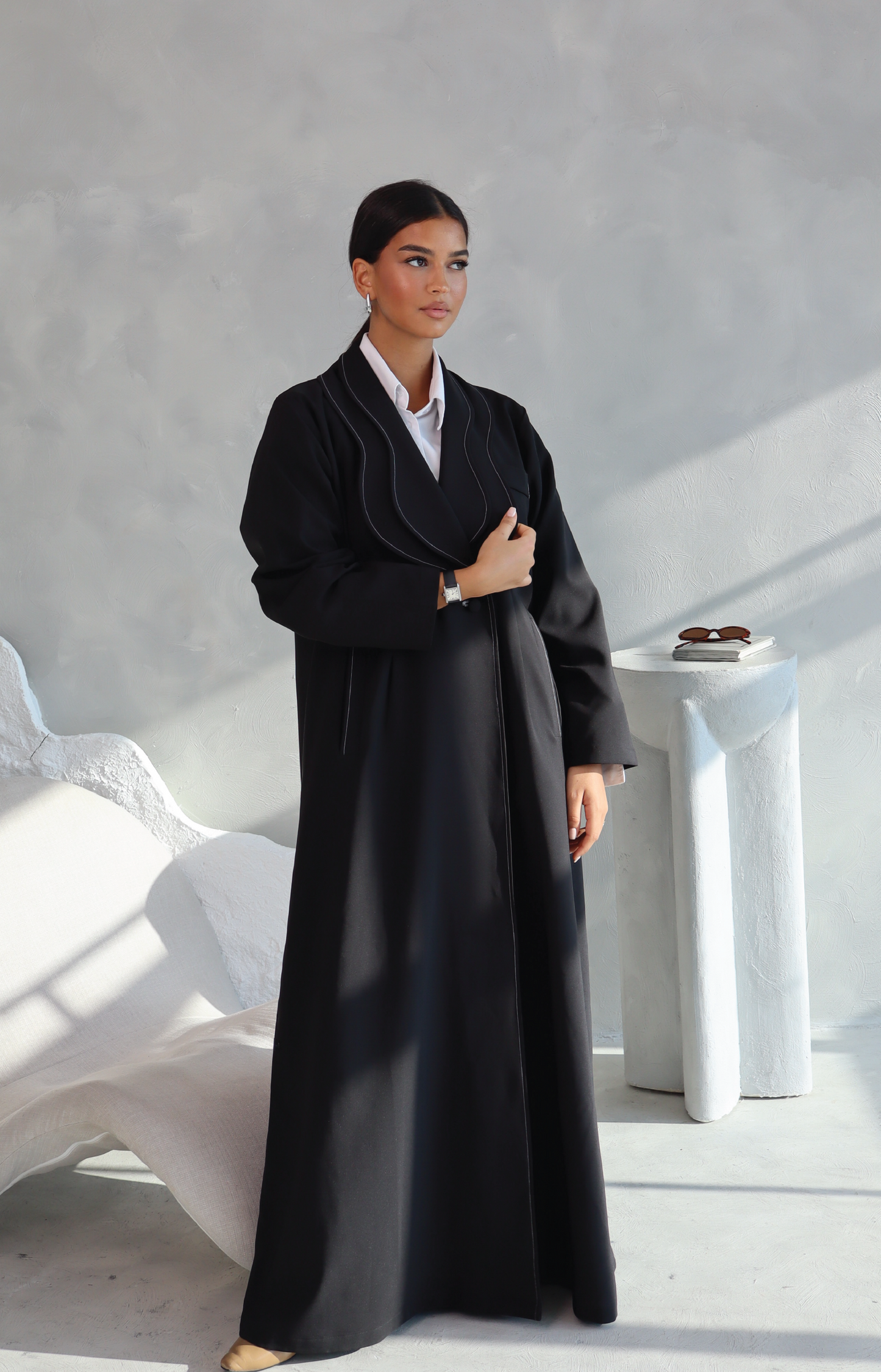 Autumn 'Abaya with Buttons