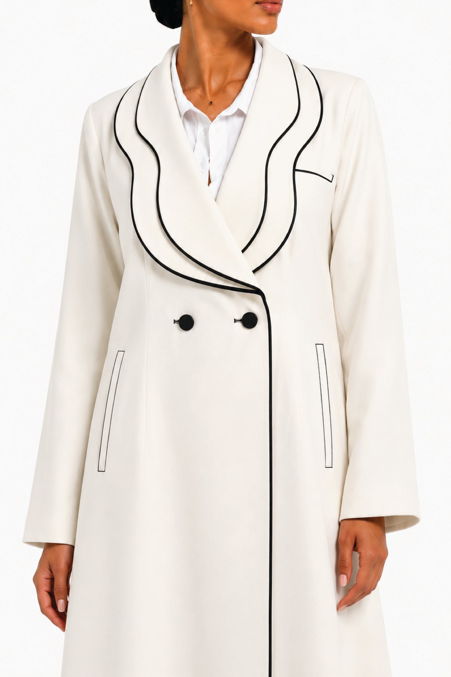 Abaya with Buttons