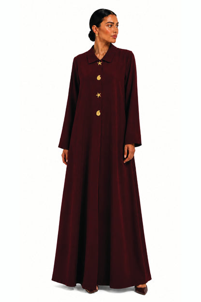 Shell & Star Abaya