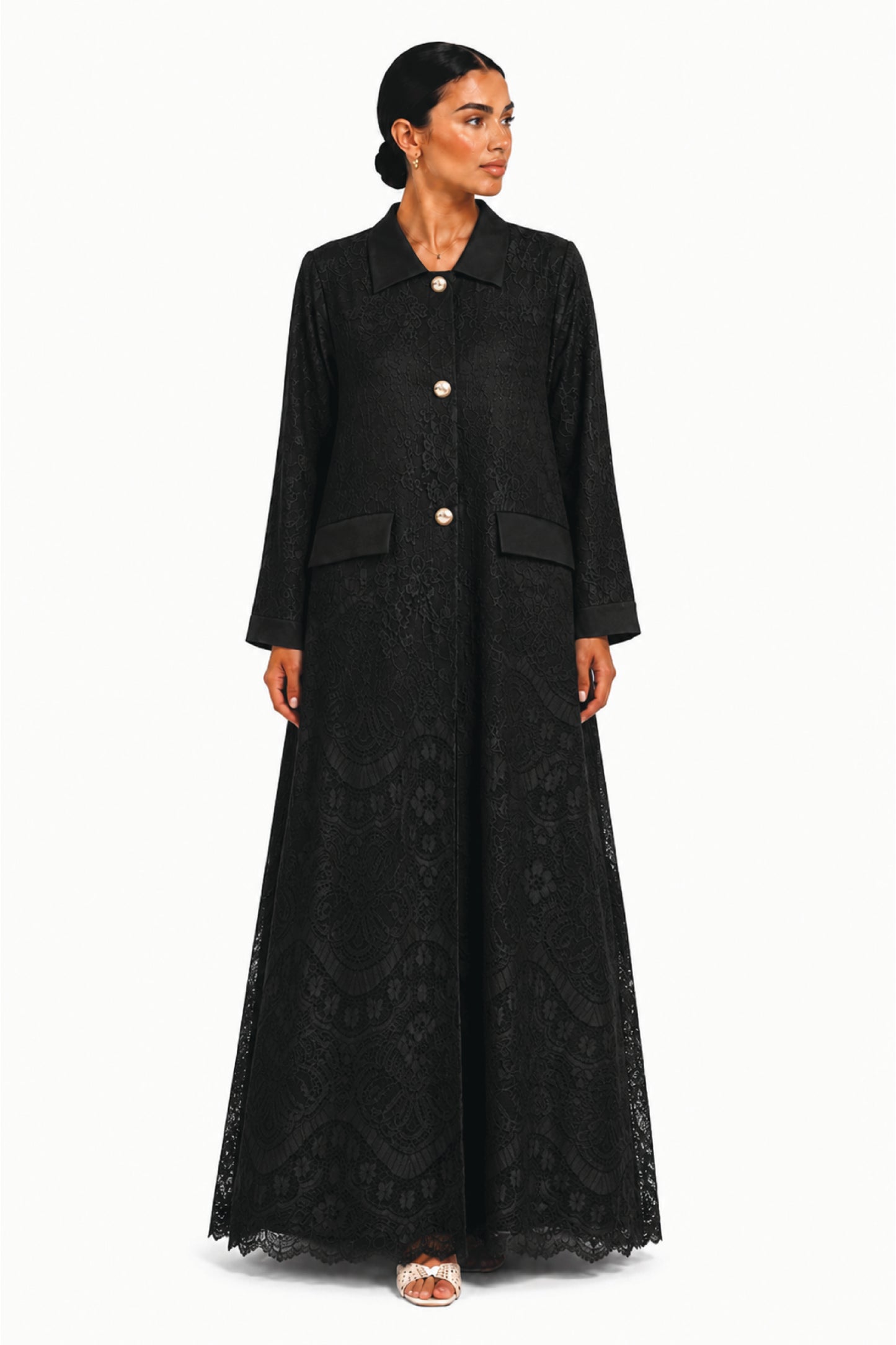 Vintage Dantel Abaya