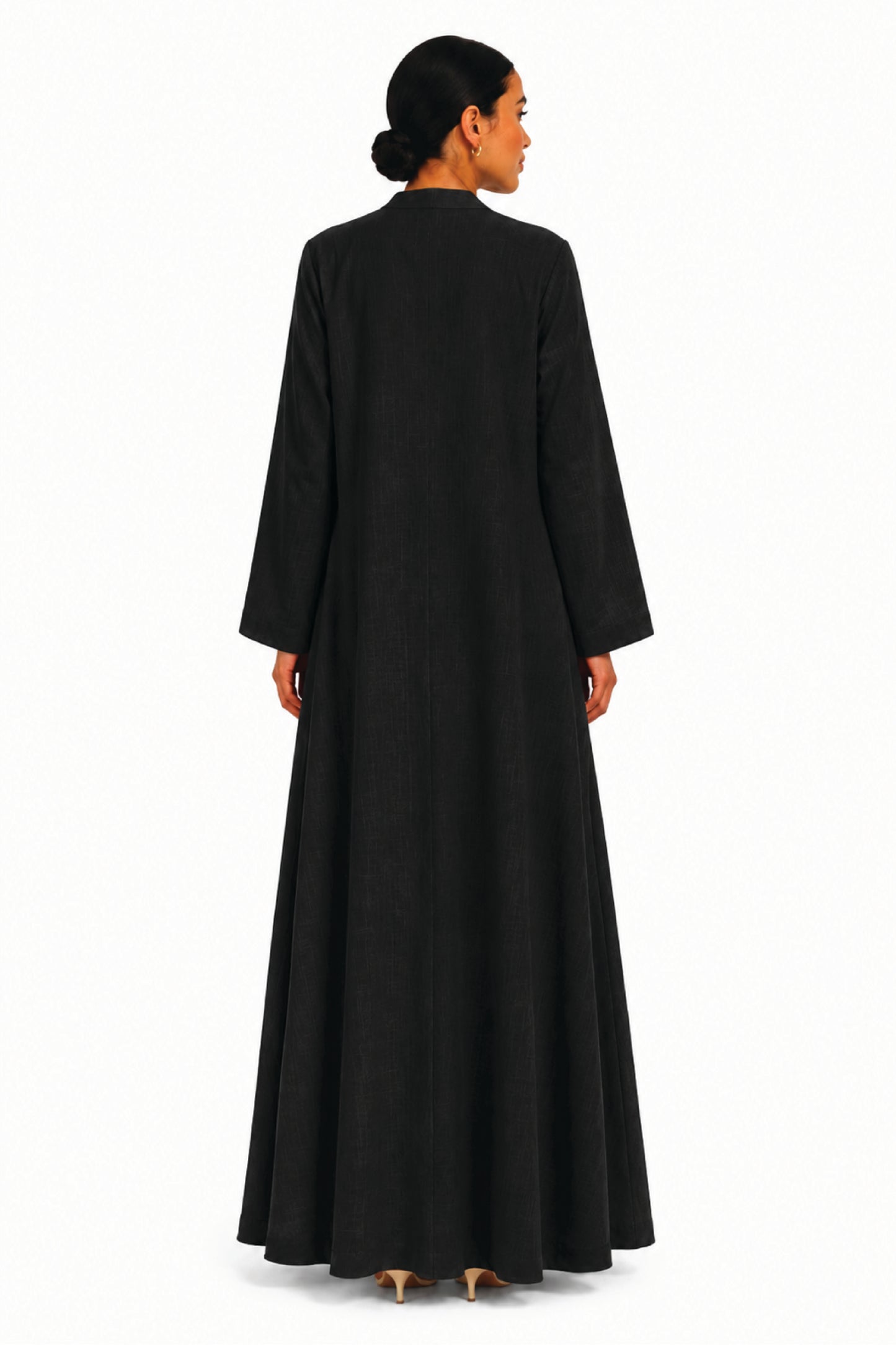 Abaya Linen Comfort - Light Yellow