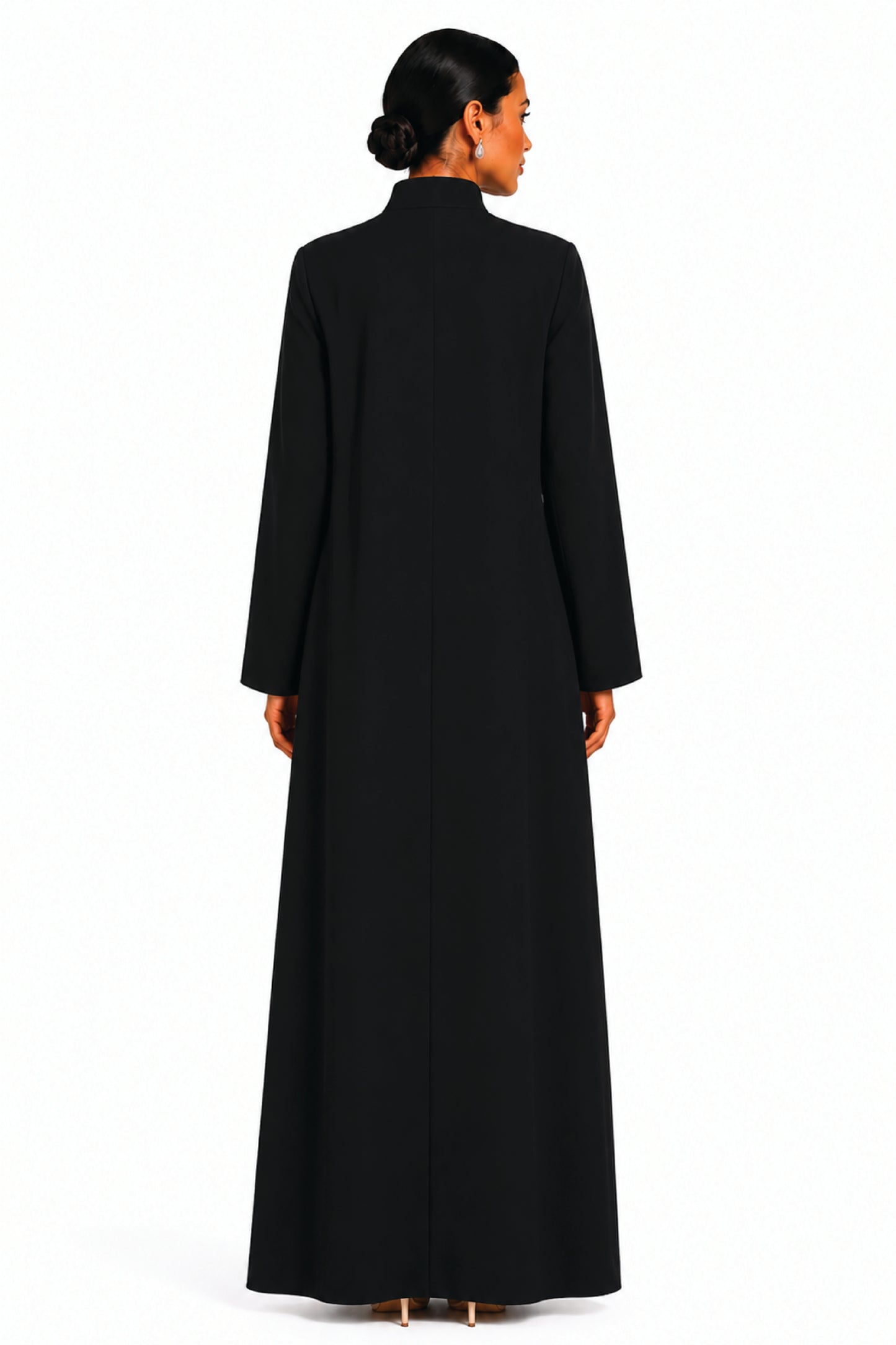 The Black Glow Abaya