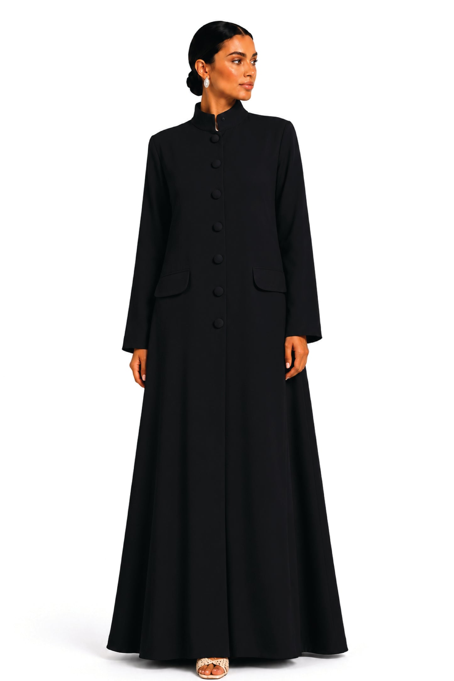 The Black Glow Abaya