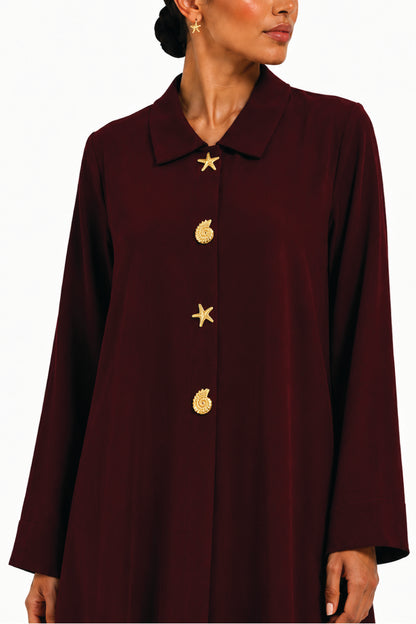 Shell & Star Abaya